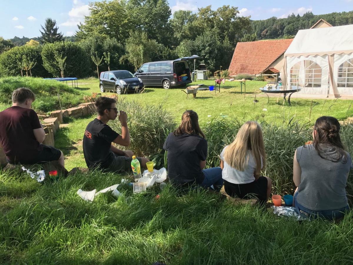 Ferienwohnung Jaeger Grebenstein Bagian luar foto